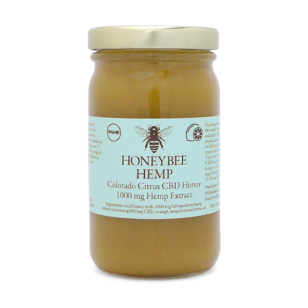 Honeybee Hemp Citrus Honey - 1000 mg