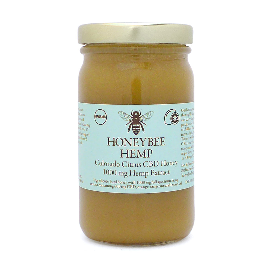 Honeybee Hemp Citrus Honey - 1000 mg